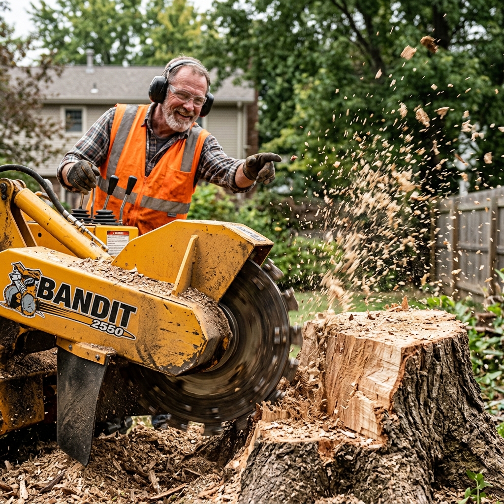 Stump Grinding Video